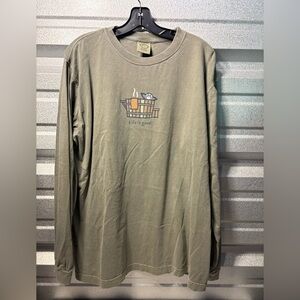 Life Is Good Men's Green Long Sleeve Tee